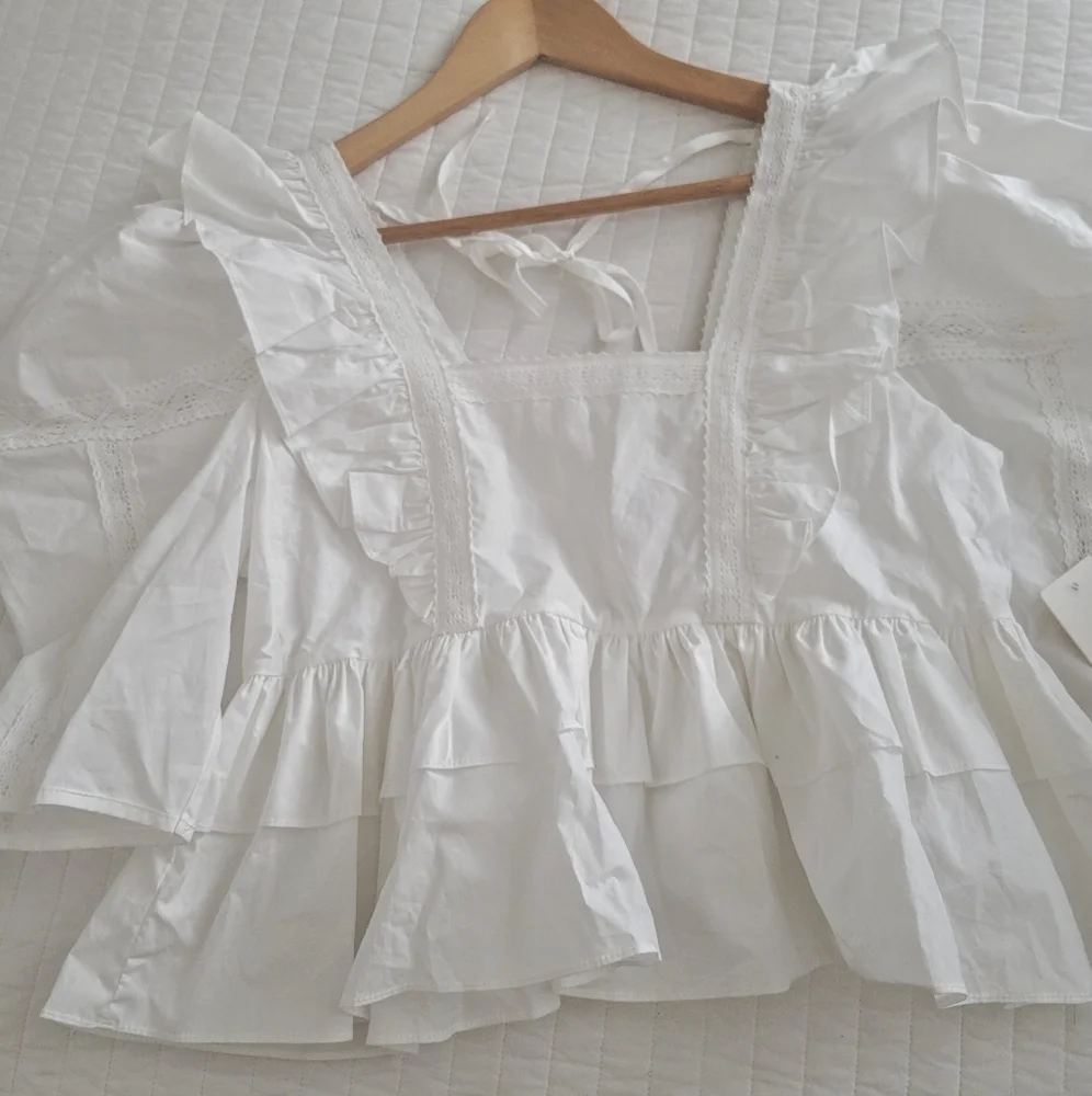 By The River White Blouse - Picture 3 of 5